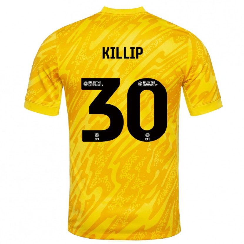 Danxen Mulher Ben Killip #30 Amarelo Preto Camisola Guarda-Redes 2025/26 Camisa Brasil