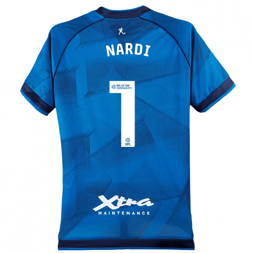 Danxen Mulher Paul Nardi #1 Azul Branco Camisola Guarda-Redes 2025/26 Camisa Brasil