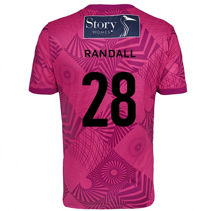 Danxen Mulher Thomas Randall #28 Magenta Roxo Camisola Guarda-Redes 2025/26 Camisa Brasil