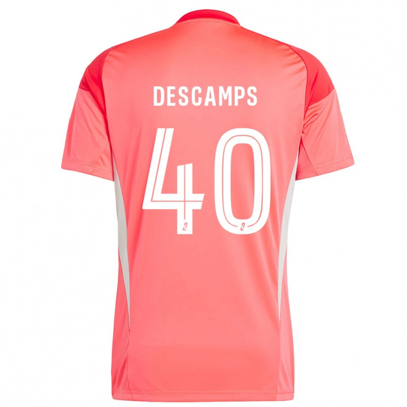 Danxen Mulher Rémy Descamps #40 Laranja Claro Camisola Guarda-Redes 2025/26 Camisa Brasil