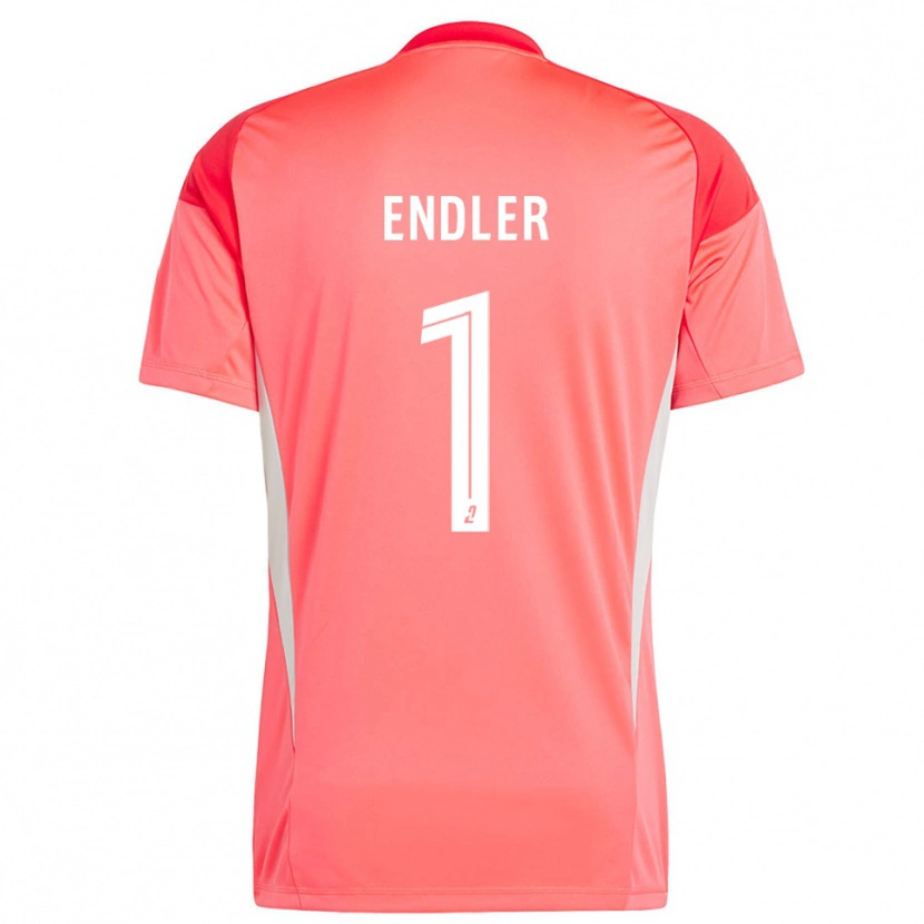 Danxen Mulher Christiane Endler #1 Laranja Claro Camisola Guarda-Redes 2025/26 Camisa Brasil