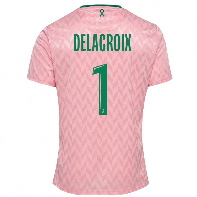 Danxen Mulher Noa Delacroix #1 Verde Rosa Camisola Guarda-Redes 2025/26 Camisa Brasil