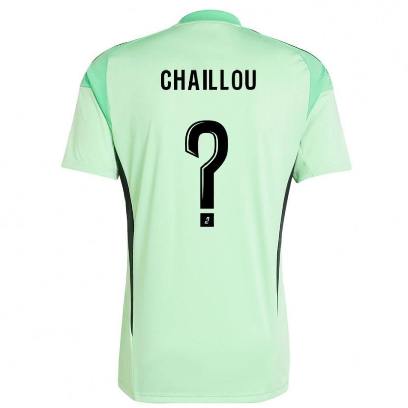 Danxen Mulher Victor Chaillou #0 Preto Verde Claro Camisola Guarda-Redes 2025/26 Camisa Brasil