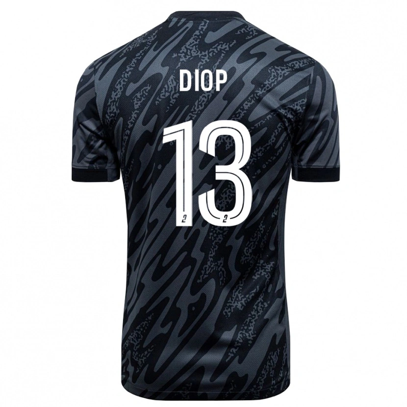 Danxen Mulher Mamadou Diop #13 Preto Cinza Camisola Guarda-Redes 2025/26 Camisa Brasil