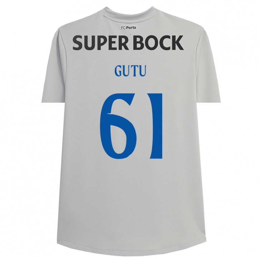 Danxen Mulher Denis Gutu #61 Cinza Claro Preto Camisola Guarda-Redes 2025/26 Camisa Brasil