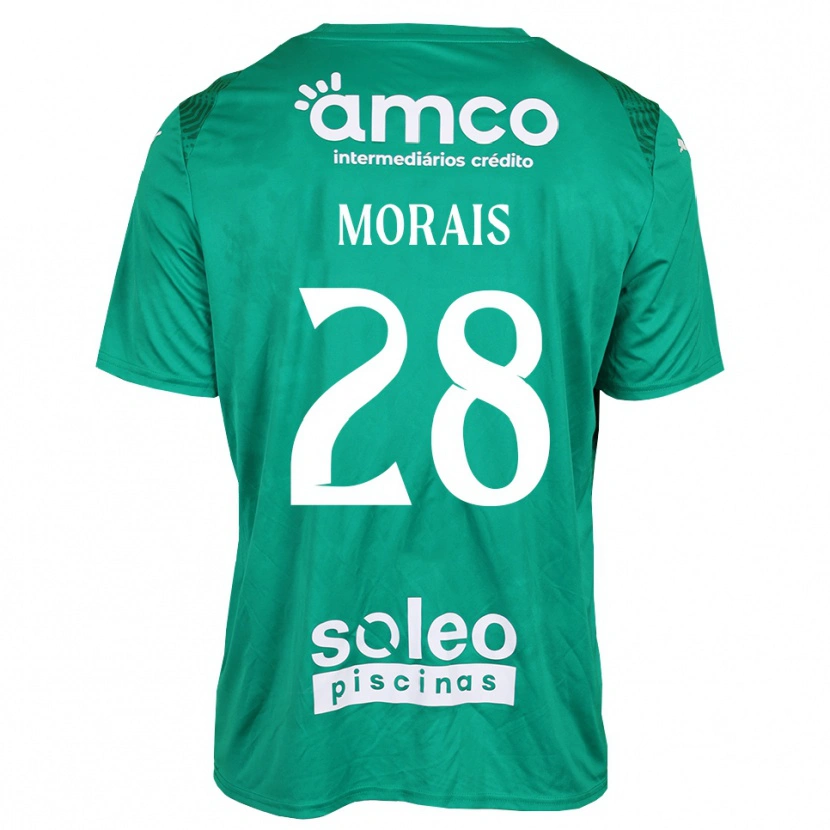 Danxen Mulher Patrícia Morais #28 Verde Branco Camisola Guarda-Redes 2025/26 Camisa Brasil