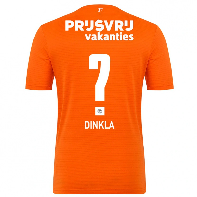 Danxen Mulher Claire Dinkla #0 Laranja Preto Camisola Guarda-Redes 2025/26 Camisa Brasil