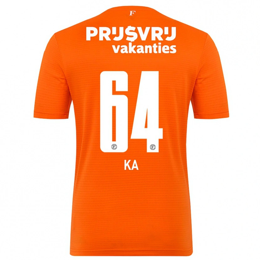 Danxen Mulher Ismail Ka #64 Laranja Preto Camisola Guarda-Redes 2025/26 Camisa Brasil