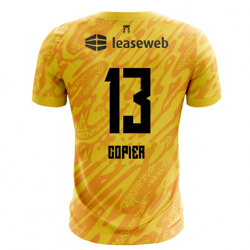 Danxen Mulher Febe Copier #13 Laranja Amarelo Preto Camisola Guarda-Redes 2025/26 Camisa Brasil