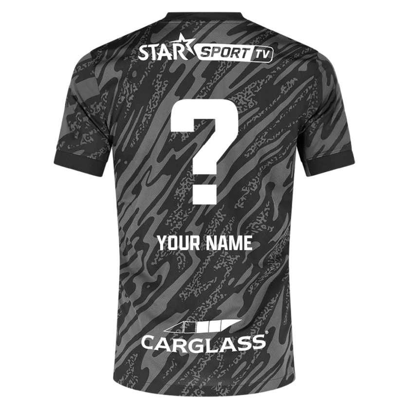 Danxen Mulher KRC Genk Cinza Escuro Preto Camisola Guarda-Redes 2025/26 Camisa Brasil