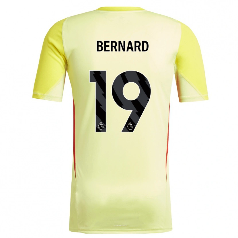 Danxen Mulher DJ Bernard #19 Amarelo Vermelho Camisola Guarda-Redes 2025/26 Camisa Brasil