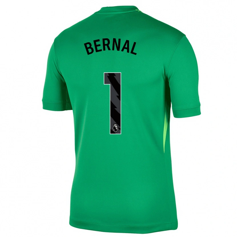 Danxen Mulher Freddy Bernal #1 Verde Preto Camisola Guarda-Redes 2025/26 Camisa Brasil