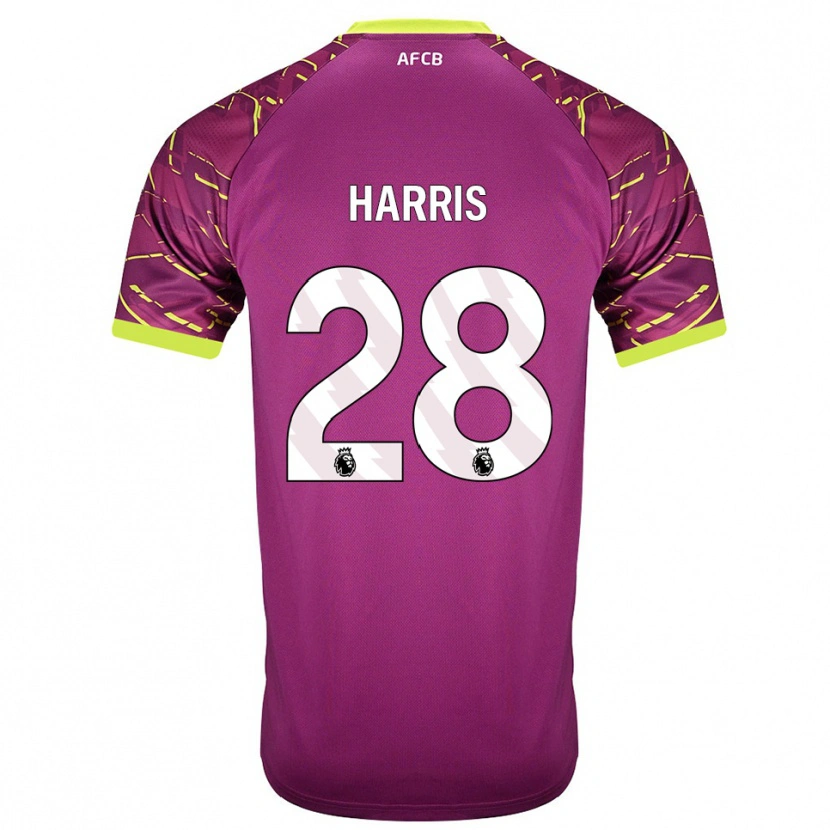 Danxen Mulher Charlotte Harris #28 Magenta Escuro Camisola Guarda-Redes 2025/26 Camisa Brasil