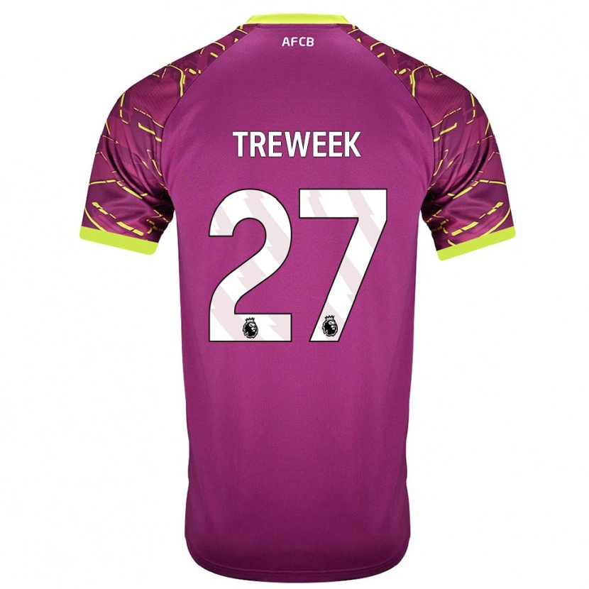 Danxen Mulher Amber Treweek #27 Magenta Escuro Camisola Guarda-Redes 2025/26 Camisa Brasil
