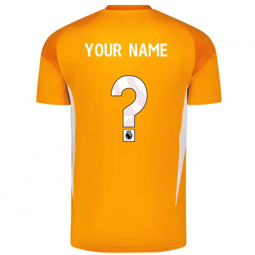 Danxen Mulher Leeds United Laranja Branco Camisola Guarda-Redes 2025/26 Camisa Brasil