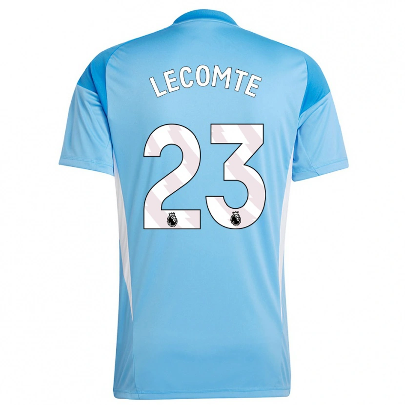 Danxen Mulher Benjamin Lecomte #23 Azul Branco Camisola Guarda-Redes 2025/26 Camisa Brasil