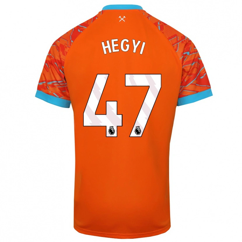 Danxen Mulher Krisztián Hegyi #47 Laranja Branco Camisola Guarda-Redes 2025/26 Camisa Brasil