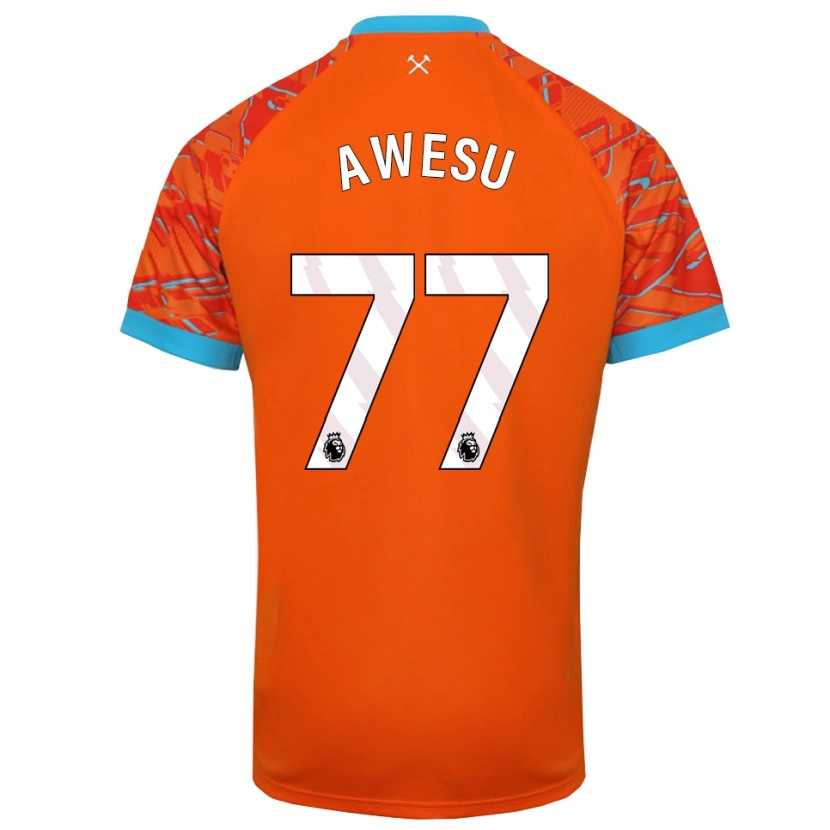 Danxen Mulher Lanre Awesu #77 Laranja Branco Camisola Guarda-Redes 2025/26 Camisa Brasil