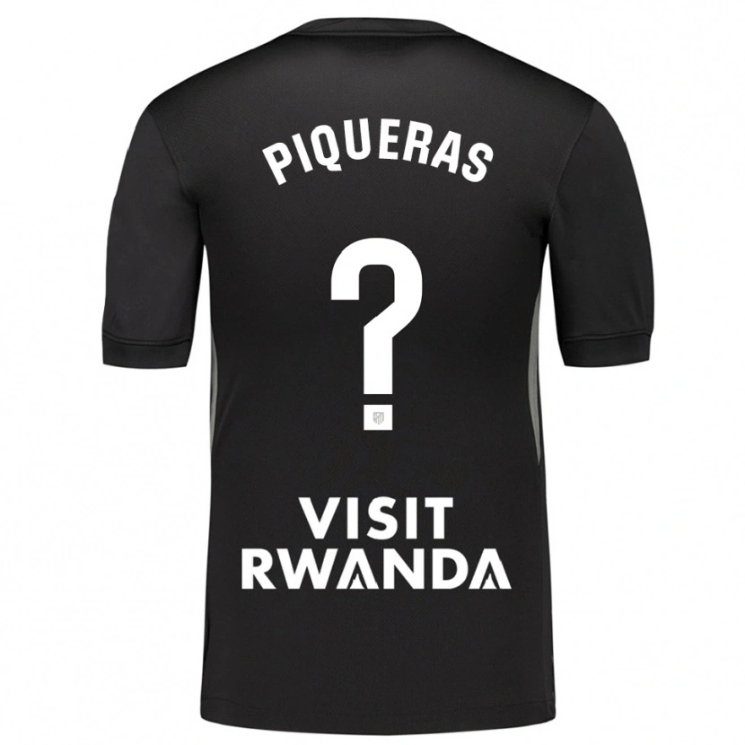 Danxen Mulher Diego Piqueras #0 Preto Branco Camisola Guarda-Redes 2025/26 Camisa Brasil