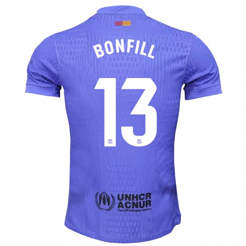 Danxen Mulher Max Bonfill #13 Azul Preto Camisola Guarda-Redes 2025/26 Camisa Brasil