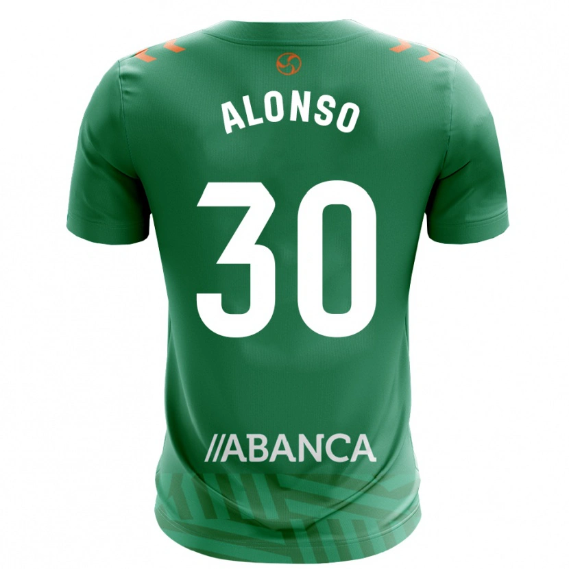 Danxen Mulher Adriana Alonso #30 Verde Branco Camisola Guarda-Redes 2025/26 Camisa Brasil