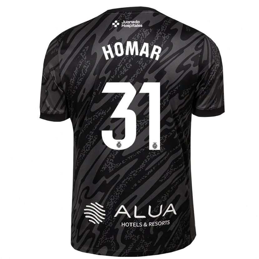 Danxen Mulher Gaspar Homar #31 Cinza Escuro Preto Camisola Guarda-Redes 2025/26 Camisa Brasil