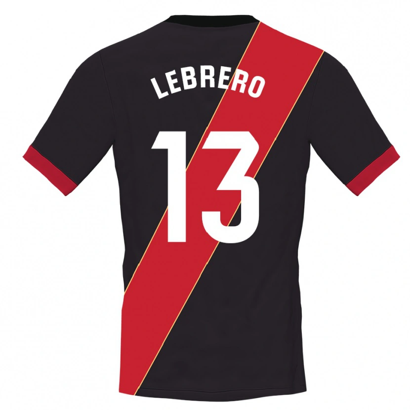 Danxen Mulher Lucia Lebrero Rodríguez #13 Vermelho Preto Camisola Guarda-Redes 2025/26 Camisa Brasil