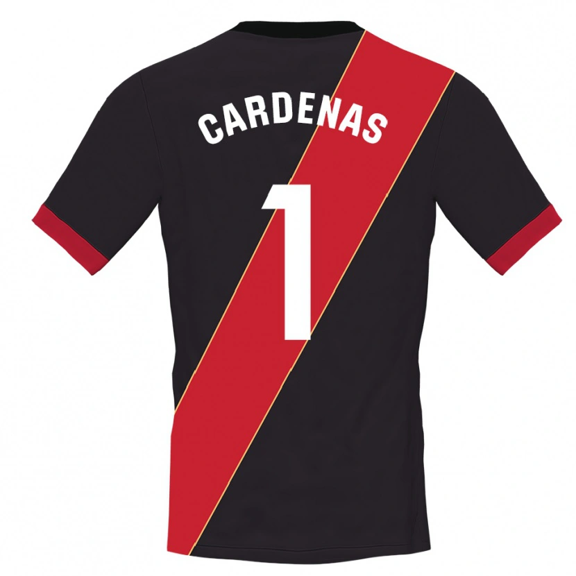 Danxen Mulher Dani Cárdenas #1 Vermelho Preto Camisola Guarda-Redes 2025/26 Camisa Brasil