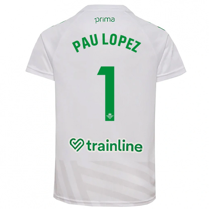 Danxen Mulher Pau López #1 Verde Branco Camisola Guarda-Redes 2025/26 Camisa Brasil