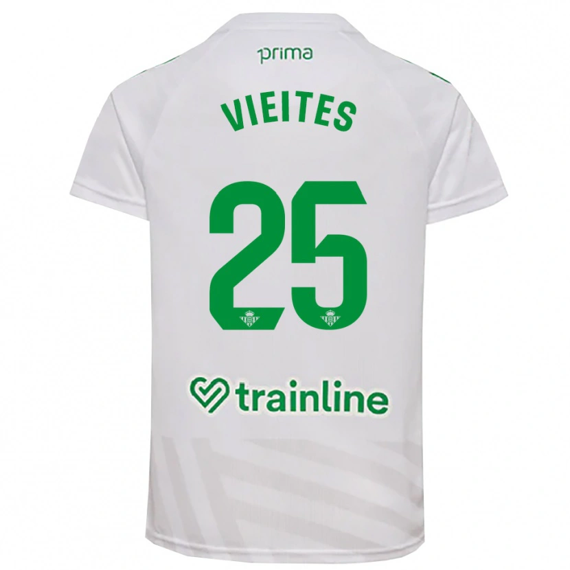 Danxen Mulher Fran Vieites #25 Verde Branco Camisola Guarda-Redes 2025/26 Camisa Brasil