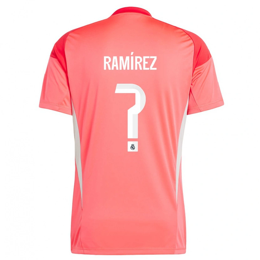 Danxen Mulher Izan Ramírez #0 Laranja Vermelho Branco Camisola Guarda-Redes 2025/26 Camisa Brasil
