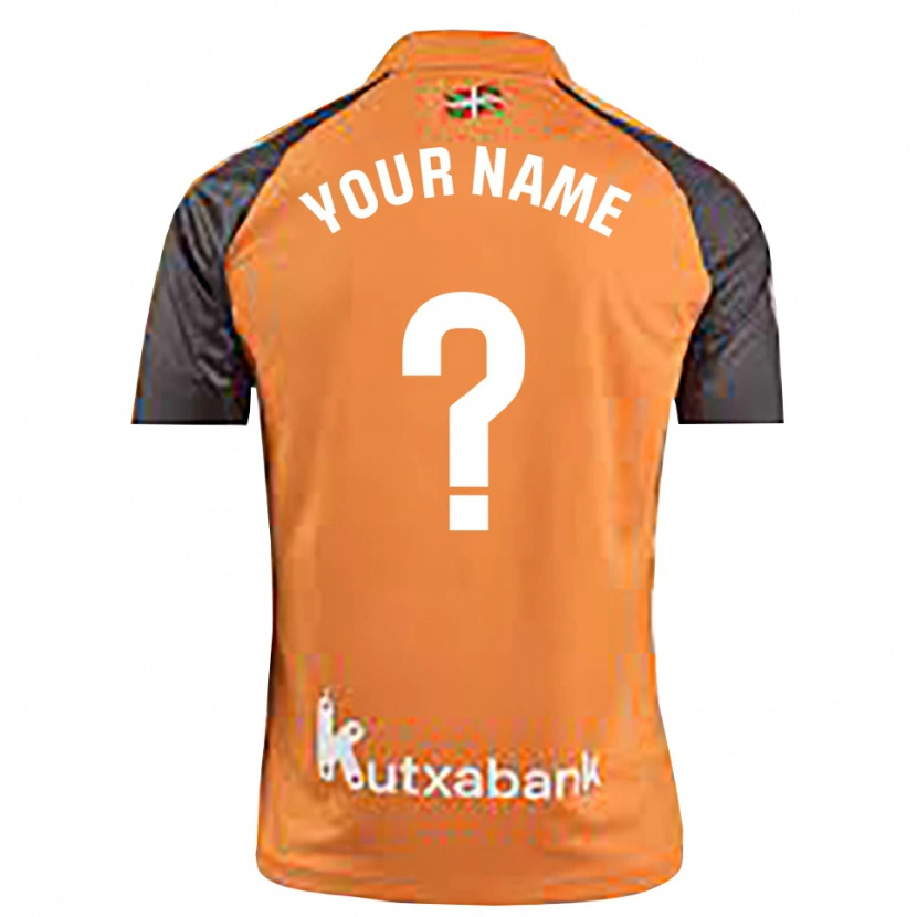 Danxen Mulher Real Sociedad Preto Laranja Camisola Guarda-Redes 2025/26 Camisa Brasil