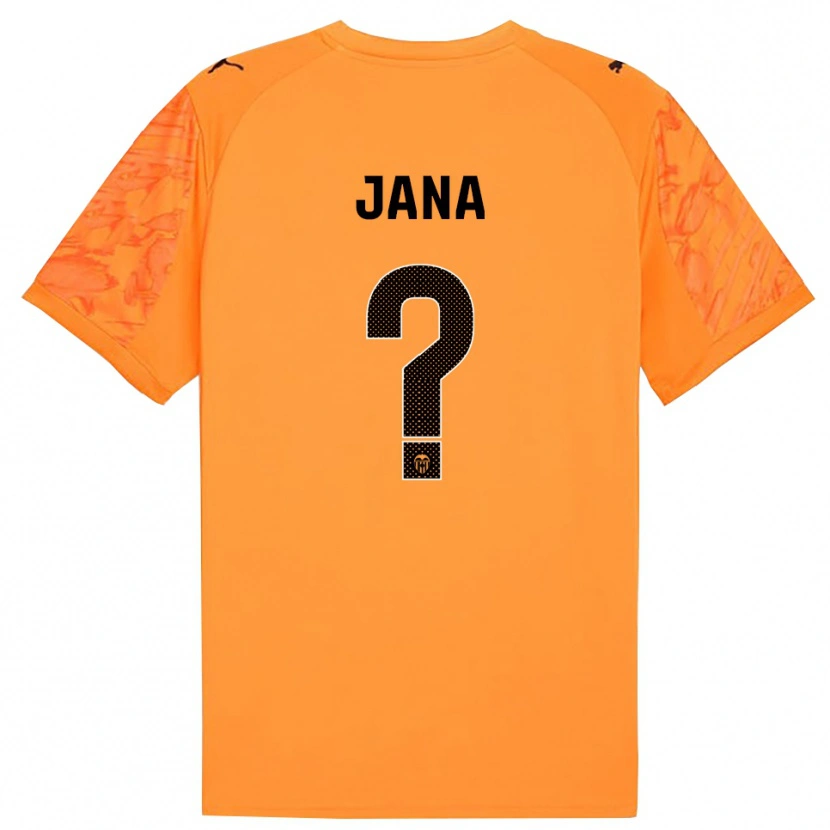 Danxen Mulher Jana Xin Henseler Gallego #0 Laranja Preto Camisola Guarda-Redes 2025/26 Camisa Brasil