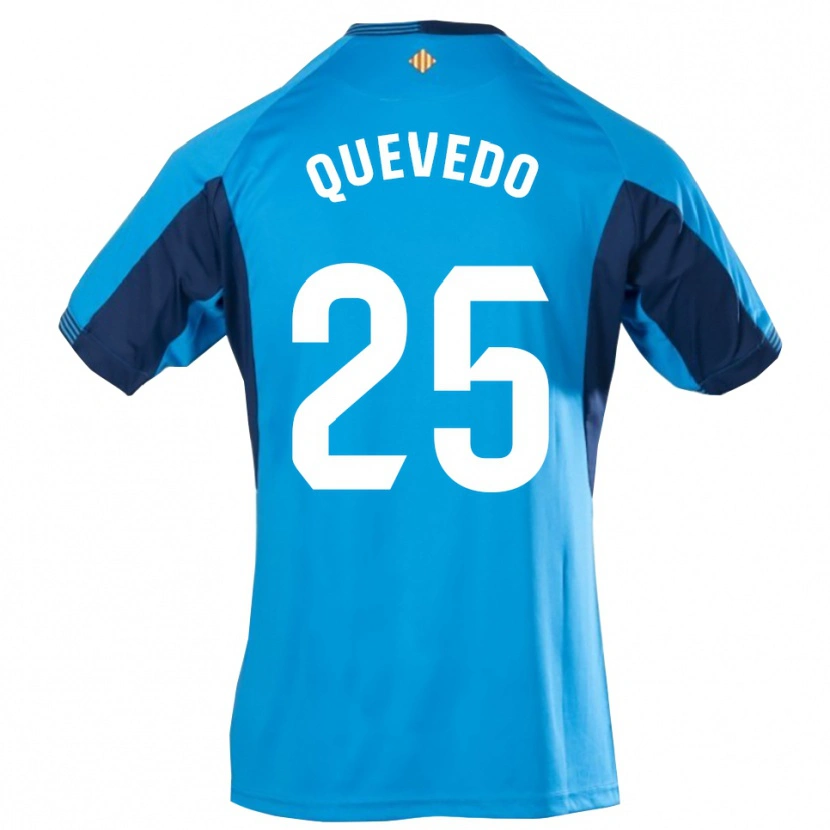 Danxen Mulher Alex Quevedo #25 Azul Branco Camisola Guarda-Redes 2025/26 Camisa Brasil