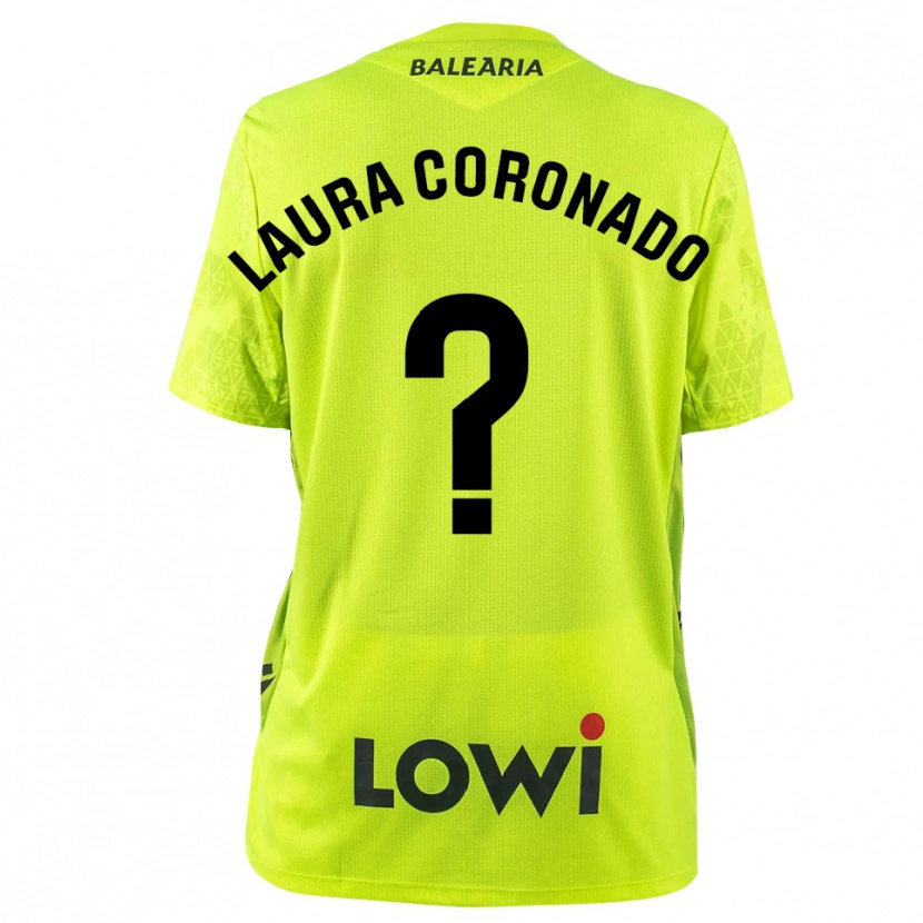 Danxen Mulher Laura Coronado Vilchez #0 Verde Fluorescente Preto Camisola Guarda-Redes 2025/26 Camisa Brasil