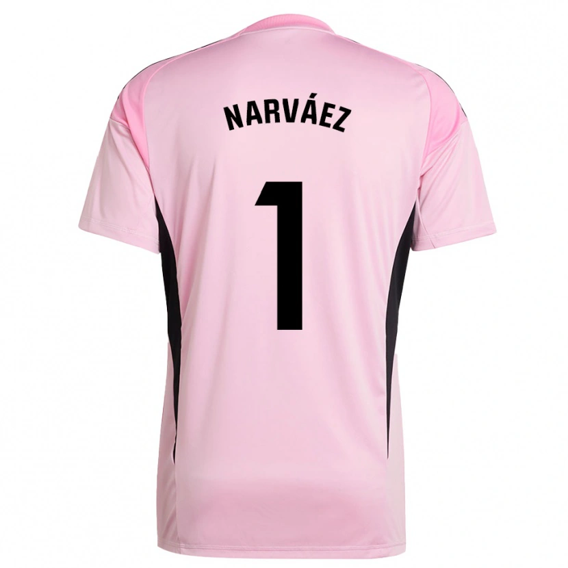 Danxen Mulher Miguel Narváez #1 Rosa Preto Camisola Guarda-Redes 2025/26 Camisa Brasil