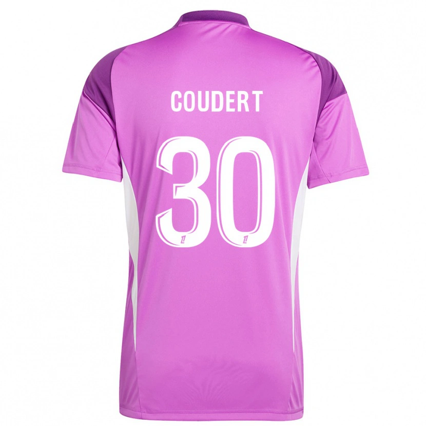 Danxen Mulher Grégoire Coudert #30 Lilás Branco Camisola Guarda-Redes 2025/26 Camisa Brasil