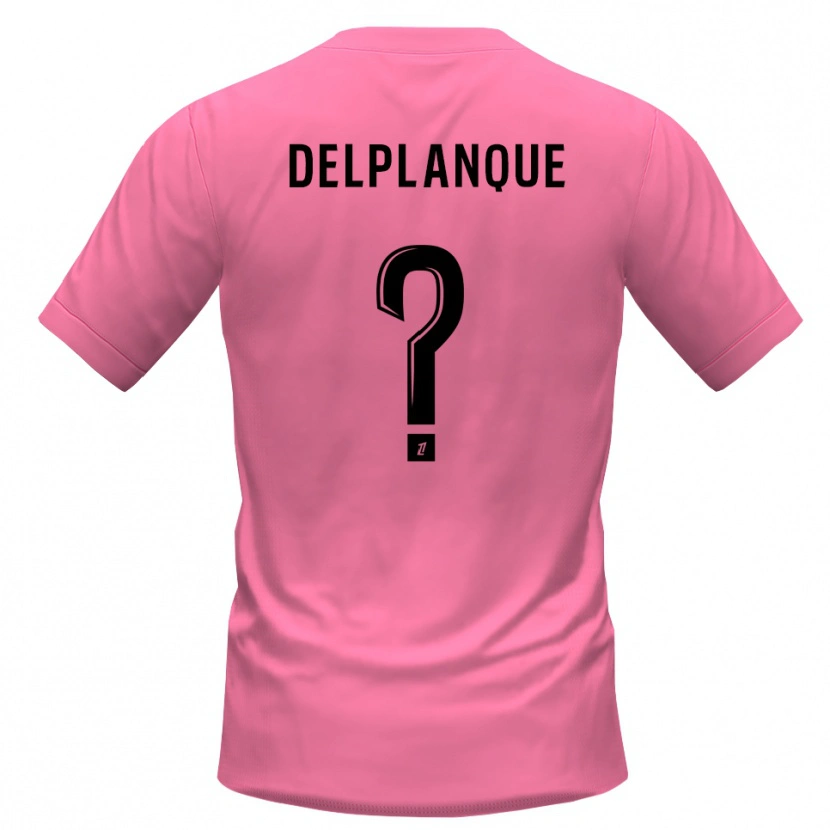 Danxen Mulher Gaël Delplanque #0 Rosa Preto Camisola Guarda-Redes 2025/26 Camisa Brasil