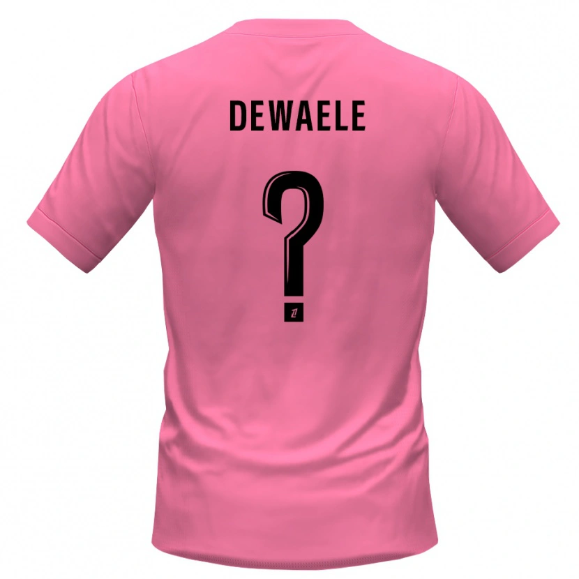 Danxen Mulher Élina Dewaele #0 Rosa Preto Camisola Guarda-Redes 2025/26 Camisa Brasil