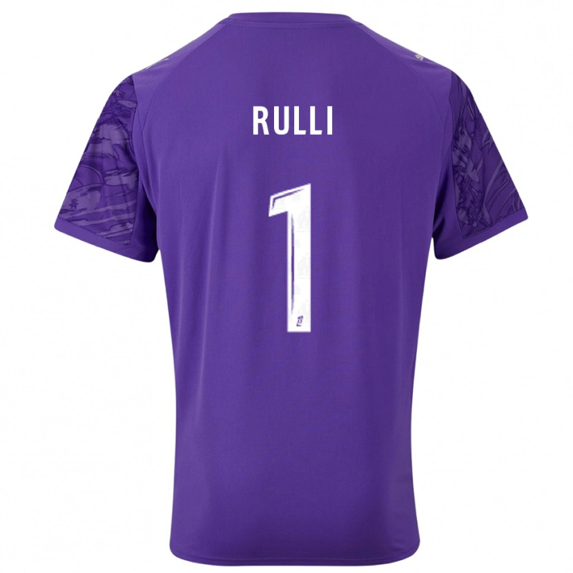 Danxen Mulher Gerónimo Rulli #1 Roxo Branco Camisola Guarda-Redes 2025/26 Camisa Brasil