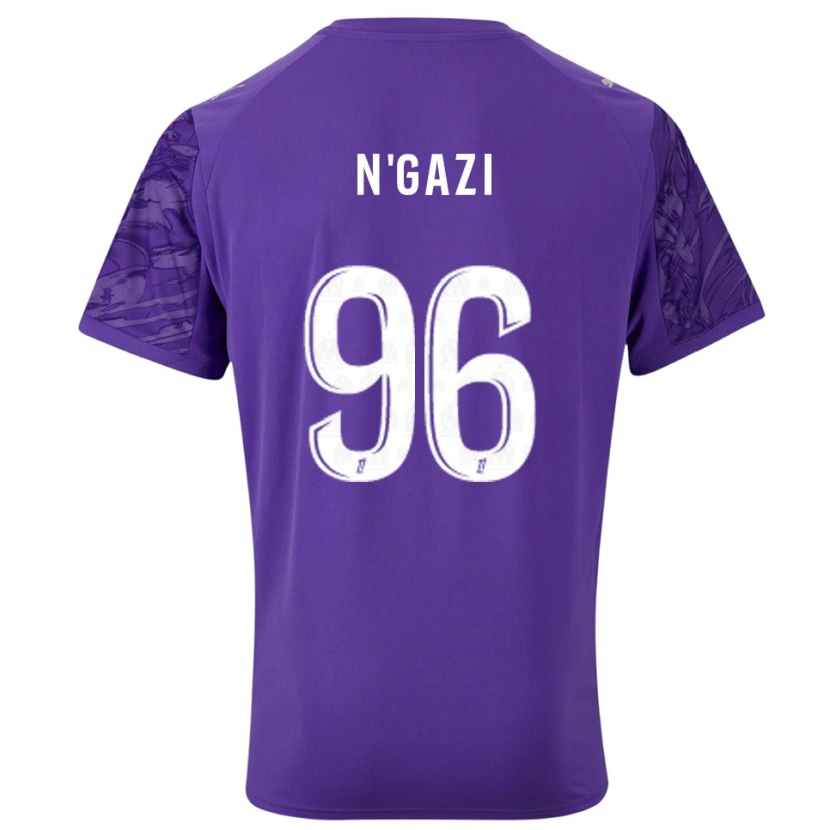 Danxen Mulher Chloé N'gazi #96 Roxo Branco Camisola Guarda-Redes 2025/26 Camisa Brasil