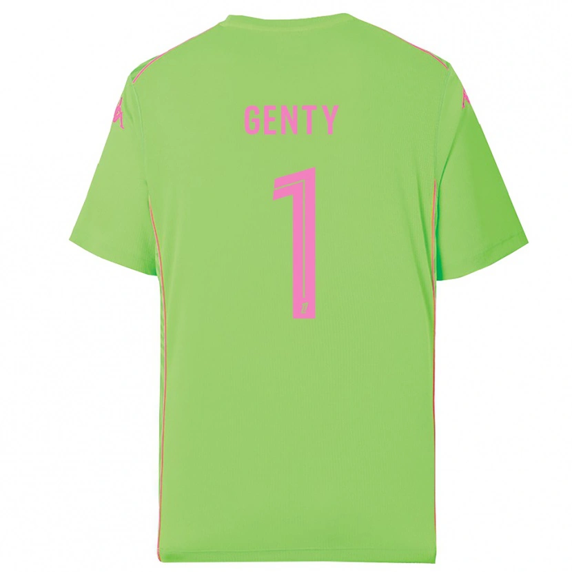 Danxen Mulher Julie Genty #1 Verde Pálido Camisola Guarda-Redes 2025/26 Camisa Brasil