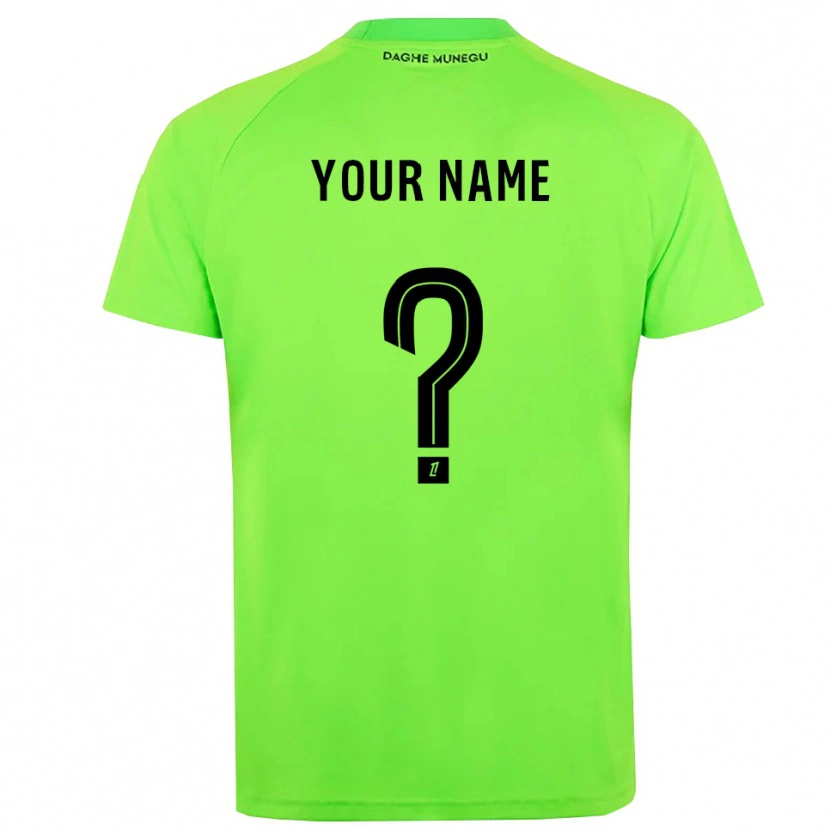 Danxen Mulher AS Monaco Verde Preto Camisola Guarda-Redes 2025/26 Camisa Brasil