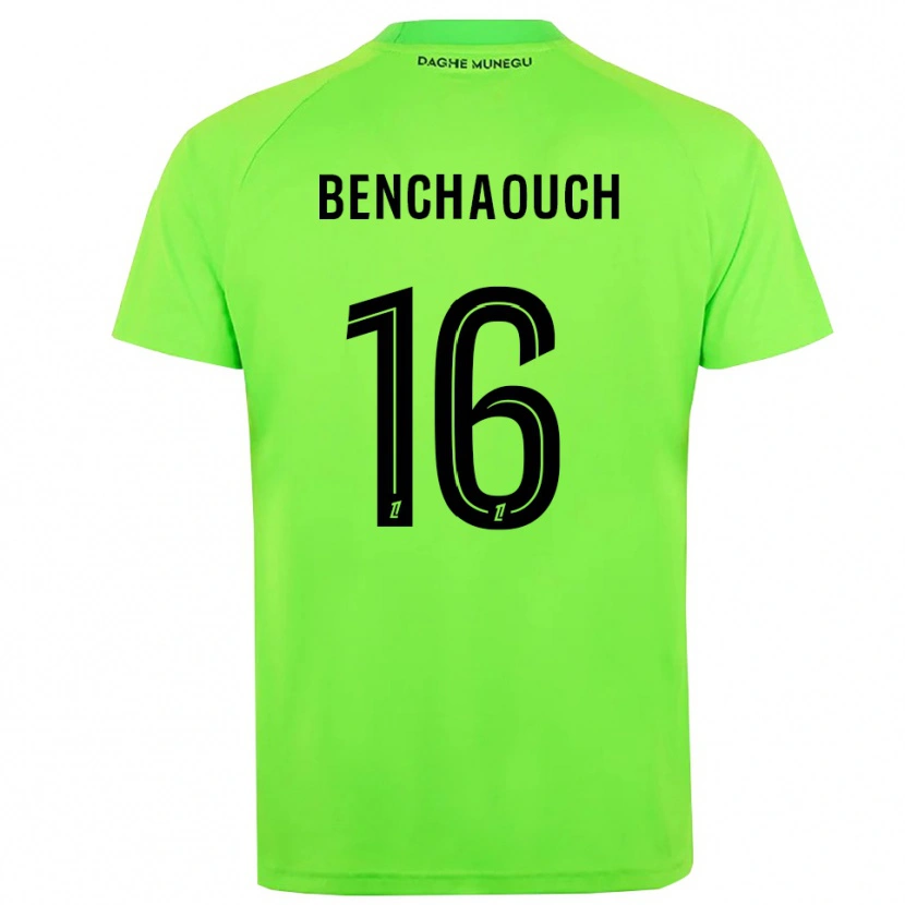 Danxen Mulher Yanis Benchaouch #16 Verde Preto Camisola Guarda-Redes 2025/26 Camisa Brasil