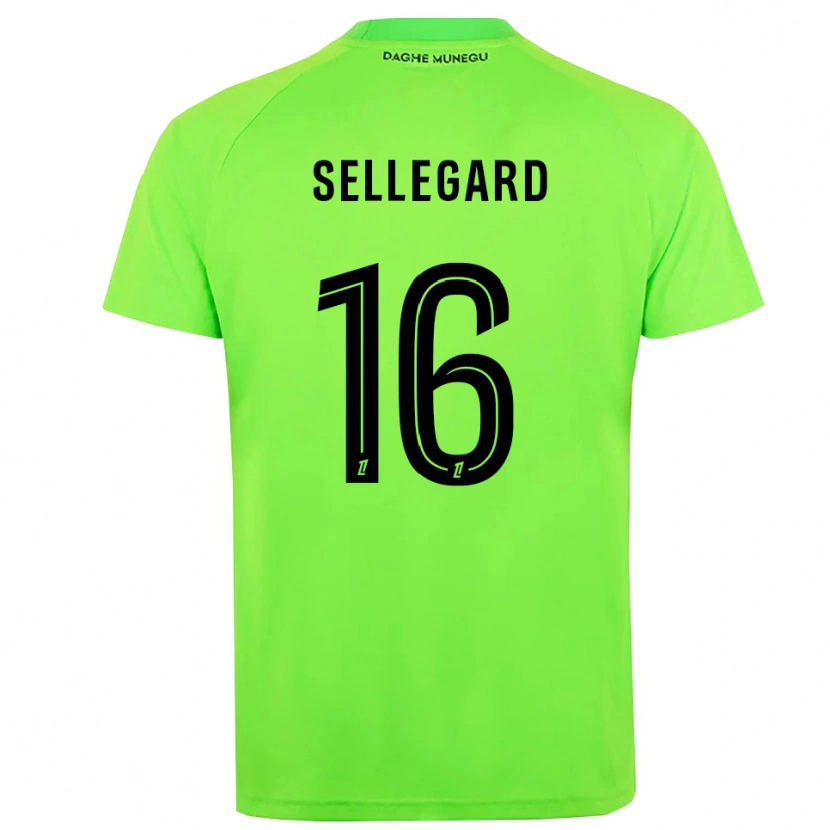 Danxen Mulher Alexander Sellegard #16 Verde Preto Camisola Guarda-Redes 2025/26 Camisa Brasil