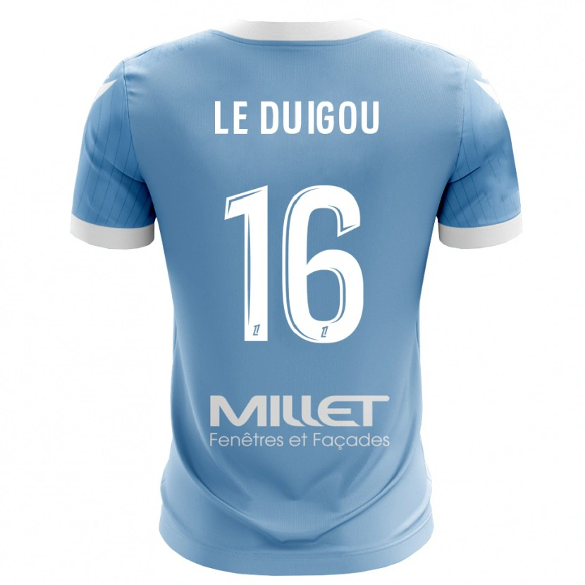 Danxen Mulher Daniel Le Duigou #16 Azul Céu Claro Camisola Guarda-Redes 2025/26 Camisa Brasil