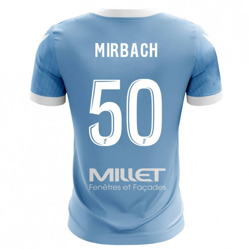 Danxen Mulher Alexis Mirbach #50 Azul Céu Claro Camisola Guarda-Redes 2025/26 Camisa Brasil