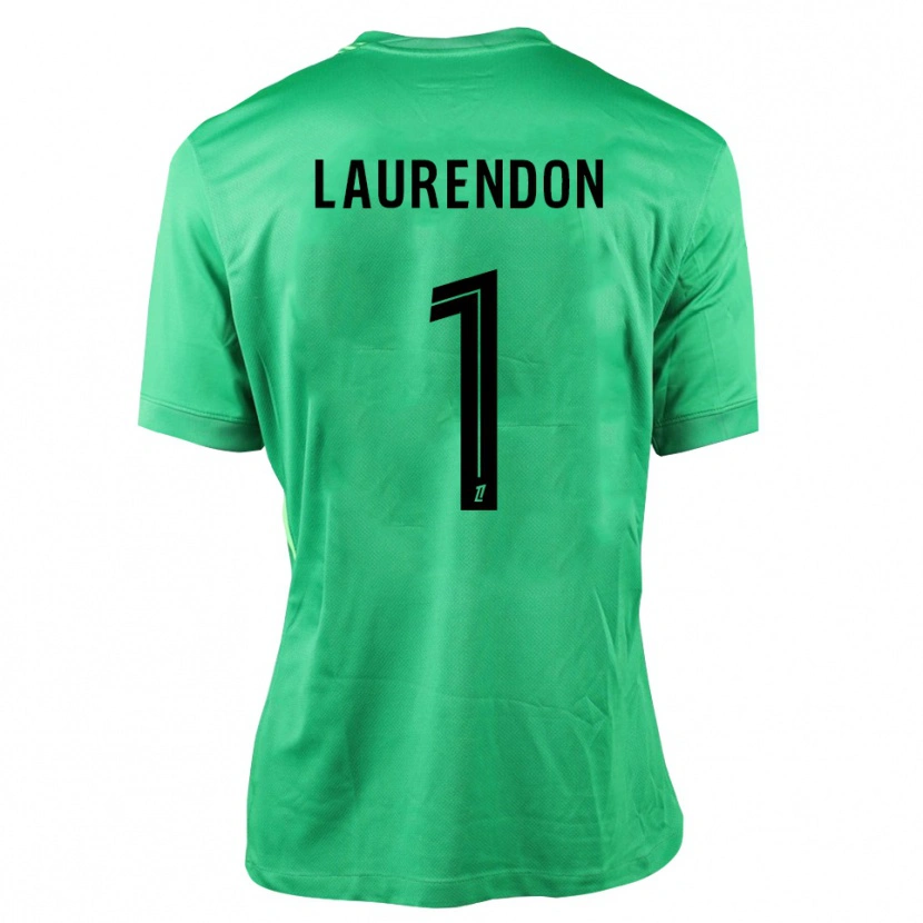 Danxen Mulher Bilal Laurendon #1 Verde Preto Camisola Guarda-Redes 2025/26 Camisa Brasil