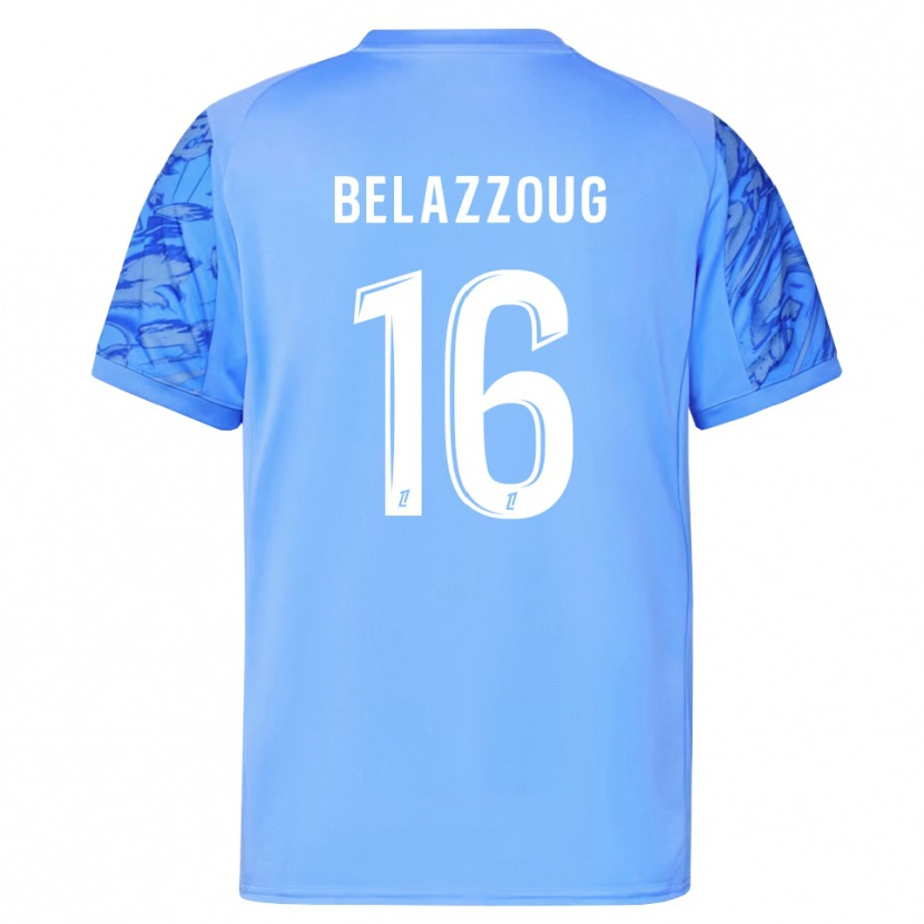 Danxen Mulher Kilian Belazzoug #16 Azul Branco Camisola Guarda-Redes 2025/26 Camisa Brasil