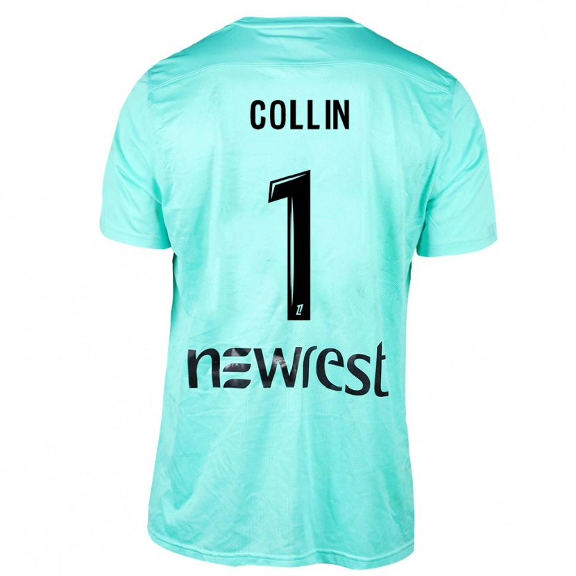 Danxen Mulher Théo Collin #1 Ciano Preto Camisola Guarda-Redes 2025/26 Camisa Brasil
